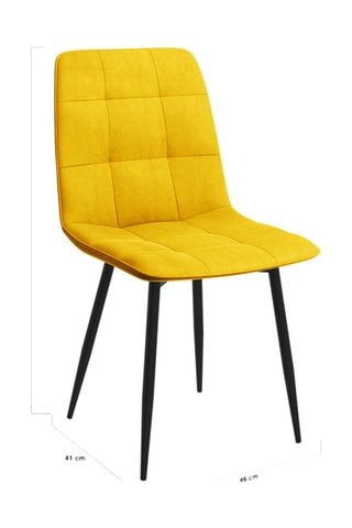 6 chaises Linda - 46 x 55 x 88 cm