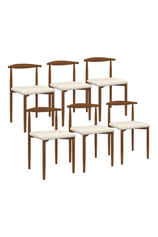 6 chaises Adam - 74 x 50 x 48 cm