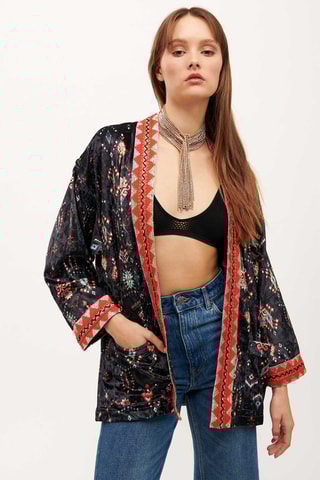 Kimono Zwart en Oranje