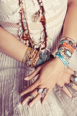 Manchetarmband Blauw