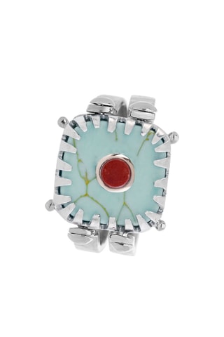 Ring Turkoois en Jaspis