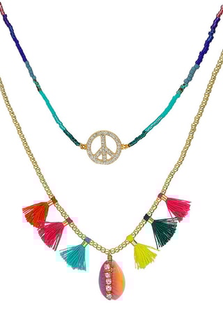 Ketting Verguld - Japanse Glasparels