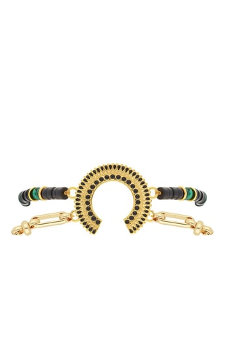 Manchetarmband Verguld Messing