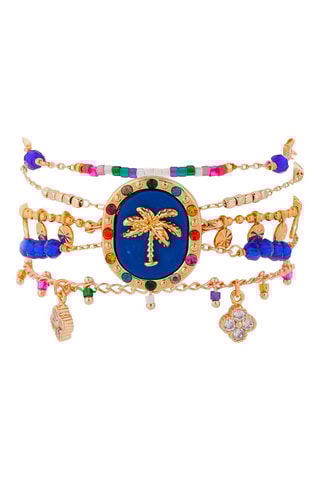 Manchetarmband - Verguld Metaal Dawn - Zirkonia’s