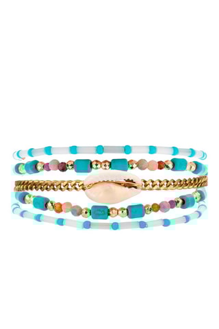 Manchetarmband - Verguld Metaal Nusa 