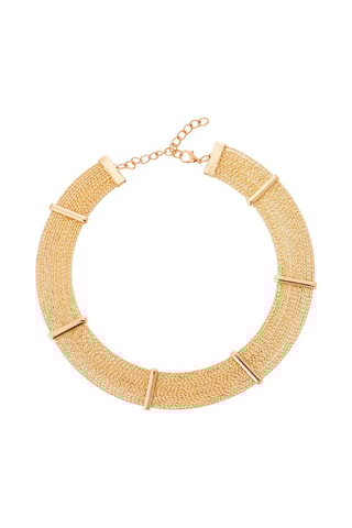 Choker Verguld Metaal Rhodes