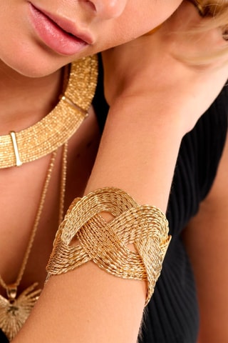 Choker Verguld Metaal Rhodes