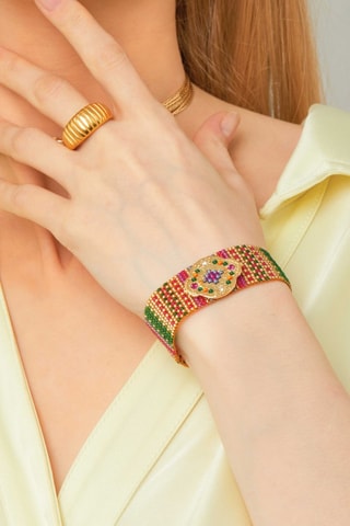 Manchetarmband - Verguld Metaal Alonzo