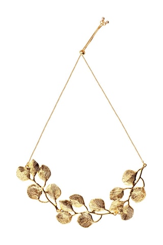 Plastronketting - Verguld Metaal Vina 