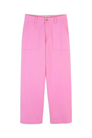 7/8 Wijde Jeans Hoge Taille Henry - Roze
