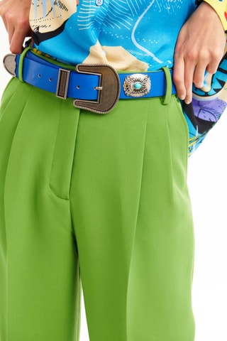 Leren Riem Kishi - Lichtblauw 