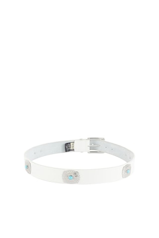 Leren Riem Kishi - Wit