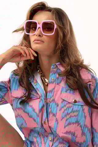 Oversized Blouse Aimie - Roze 