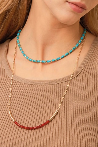 Ketting - Verguld Metaal Joaquin - Kornalijn