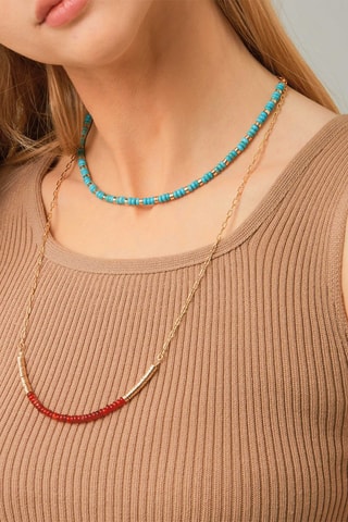 Ketting - Verguld Metaal Joaquin - Kornalijn