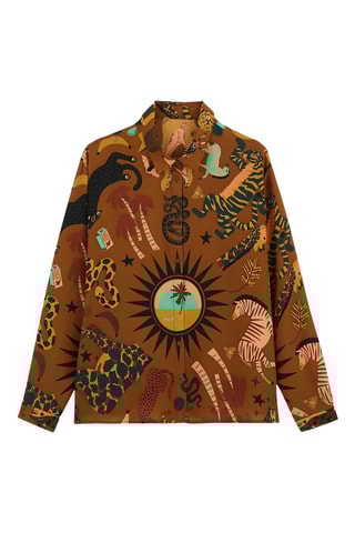 Wijde Blouse Bonaventure - Bruin