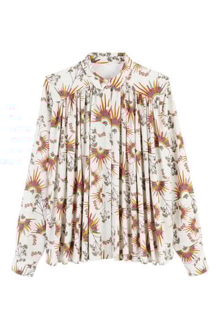 Wijde Blouse Aponi – Beige