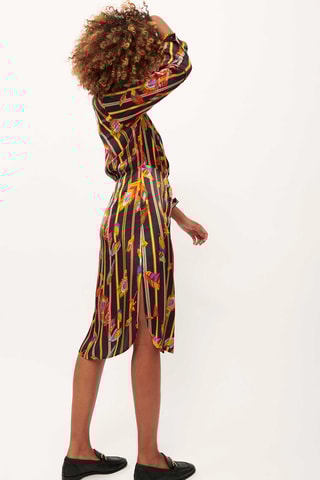 Blouse-jurk Colibri - Zwart