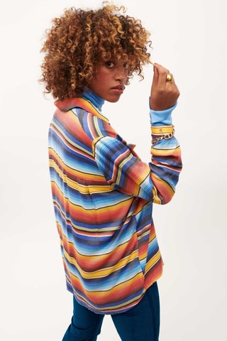 Oversized Blouse Molimo – Blauw