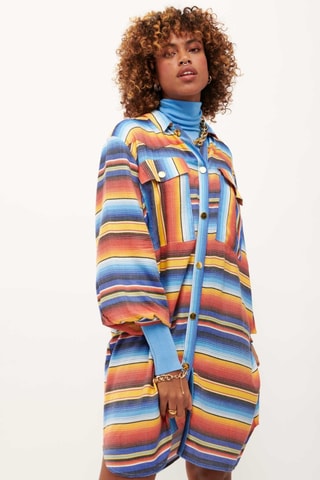 Blouse-jurk Nikiti – Blauw