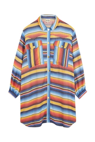 Blouse-jurk Nikiti – Blauw