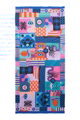 Sjaal Scritch - Koningsblauw