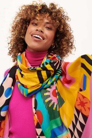 Sjaal Scritch - Roze