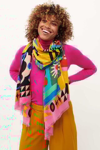 Sjaal Scritch - Roze