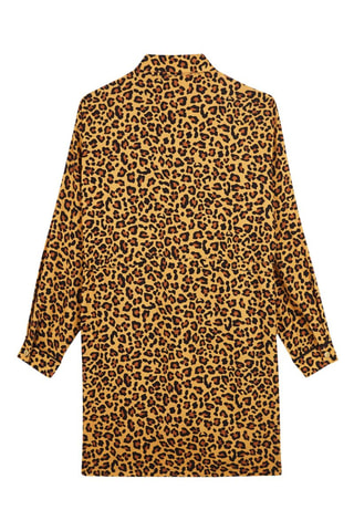 Rechte jurk Shirkan - Kaki