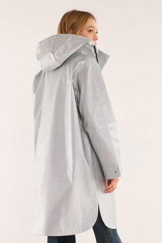 Windjack met Capuchon Drake - zilverkleurig