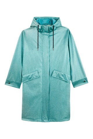 Windjack met Capuchon Drake - Turquoise