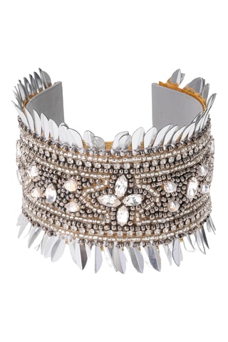 Manchetarmband Elsa - Zilverkleurig