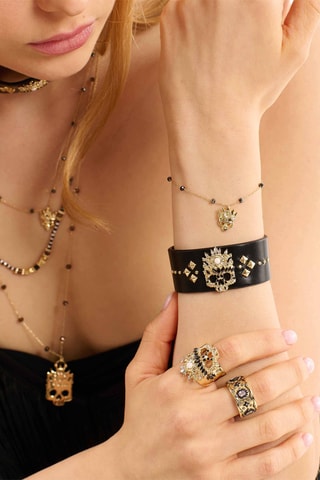 Armband Verguld met Geelgoud Ghosttown - Zirkonia’s