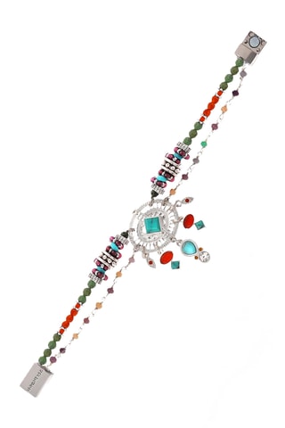 Armband Herrera - Zilverkleurig en Turquoise