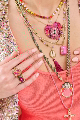 Lange Ketting Janeira - Goudkleurig