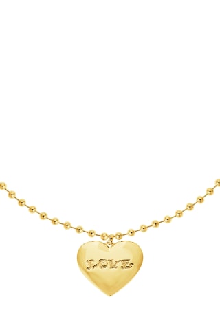 Ketting Verguld met Geelgoud Loveme