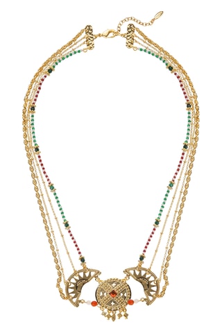 Ketting Verguld met Geelgoud Maraja