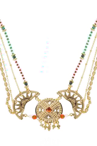 Ketting Verguld met Geelgoud Maraja