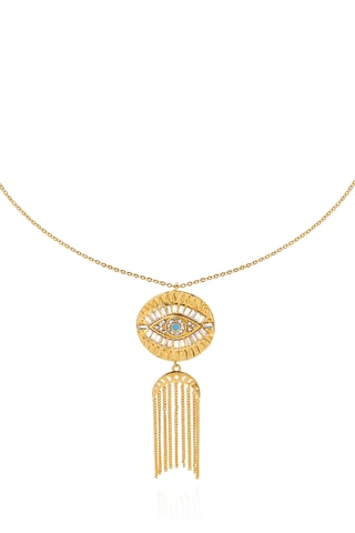 Ketting Verguld met Geelgoud Mythe - Zirkonia’s