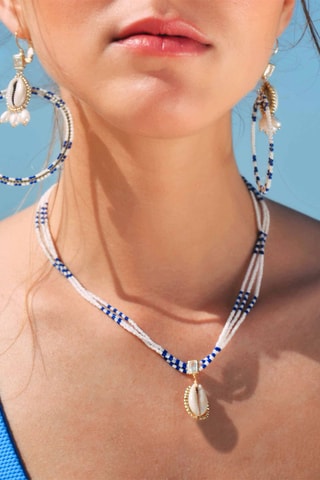 Ketting Verguld met Geelgoud Nymphe - Zirkonia’s 