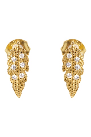 Oorbellen Verguld met Geelgoud Rebeca - Zirkonia’s 