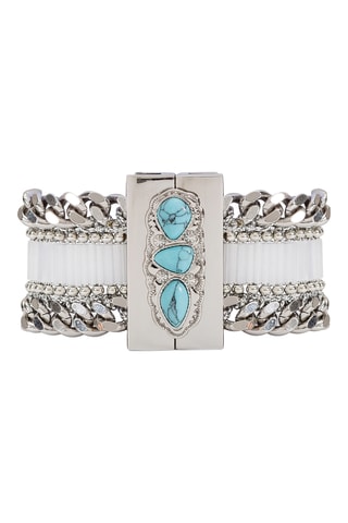 Manchetarmband Holly - Turkooizen