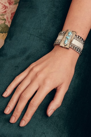 Manchetarmband Holly - Turkooizen