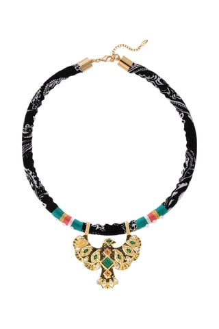 Ketting Teeby - Goudkleurig en Zwart