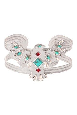 Open Armband Timor - Zilverkleurig