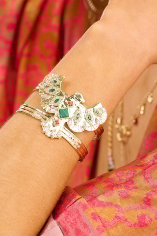 Open Armband Verguld met Geelgoud Timor