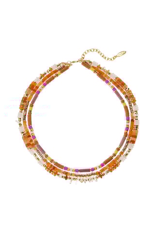 Ketting Verguld met Geelgoud Trion