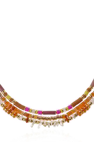 Ketting Verguld met Geelgoud Trion