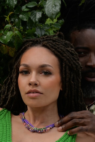 Ketting Verguld met Geelgoud Trion