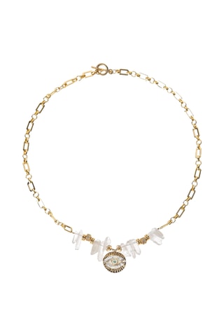 Lange Ketting Verguld met Geelgoud Ulysse - Zirkonia